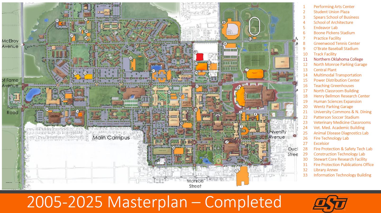 OSU Campus Map — OkState Residence Halls Association